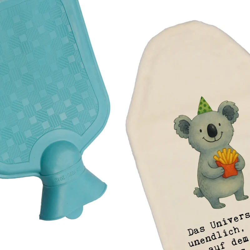 Wärmflasche Koala Pommes