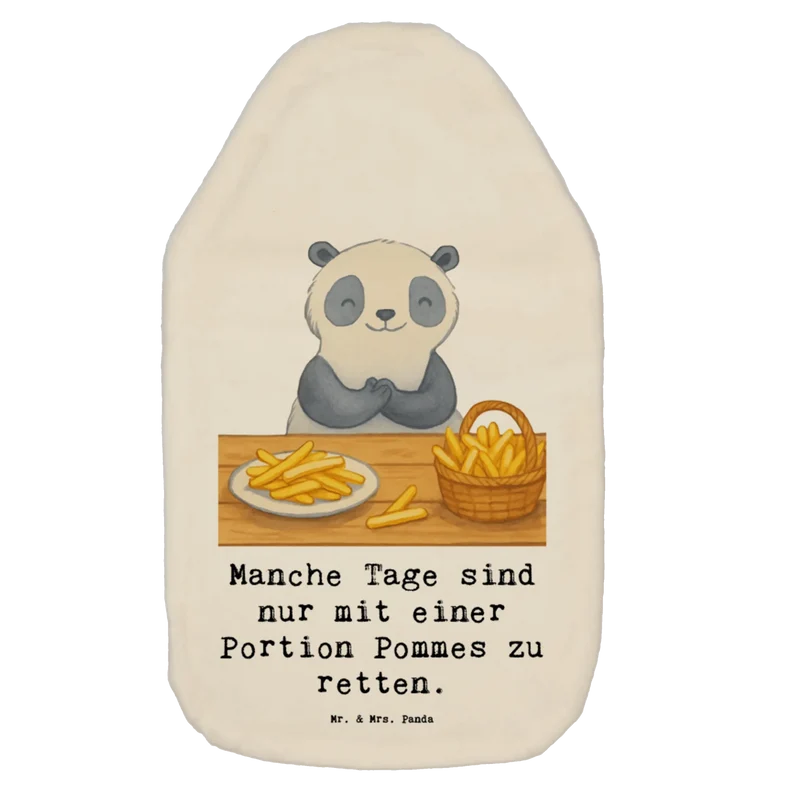Wärmflasche Panda Pommes Gebet