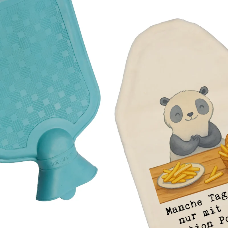 Wärmflasche Panda Pommes Gebet