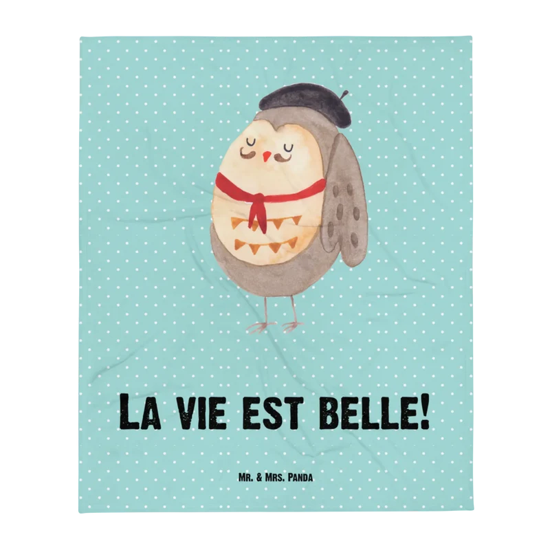 Babydecke Eule Frankreich