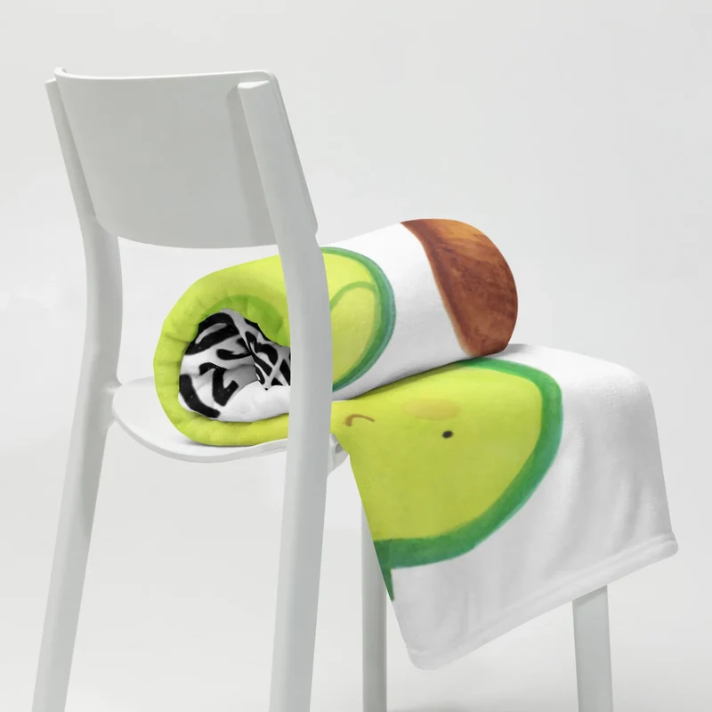 Babydecke Avocado Kern rollt