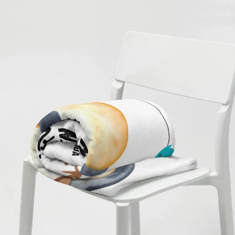 Babydecke Pinguin Angler