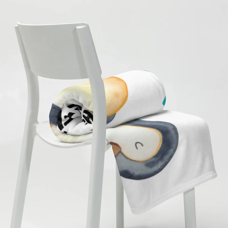 Babydecke Pinguin Angler