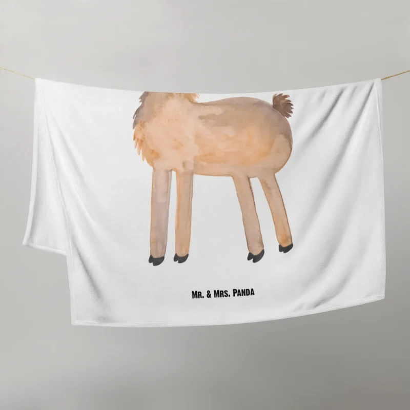 Babydecke Lama König