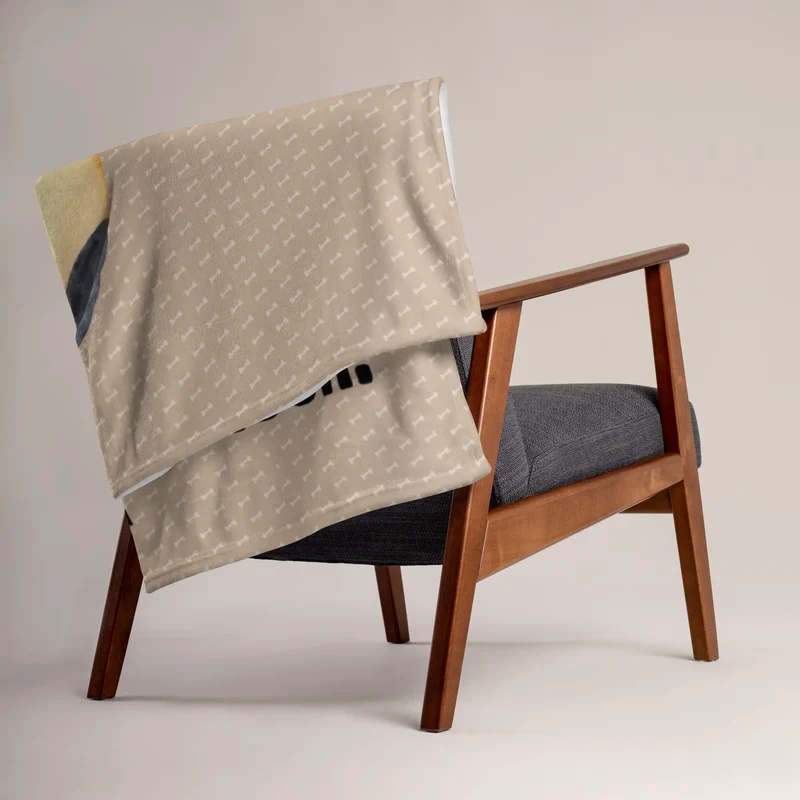 Babydecke Mops Krone