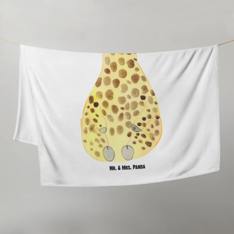 Babydecke Giraffe Blumenkranz