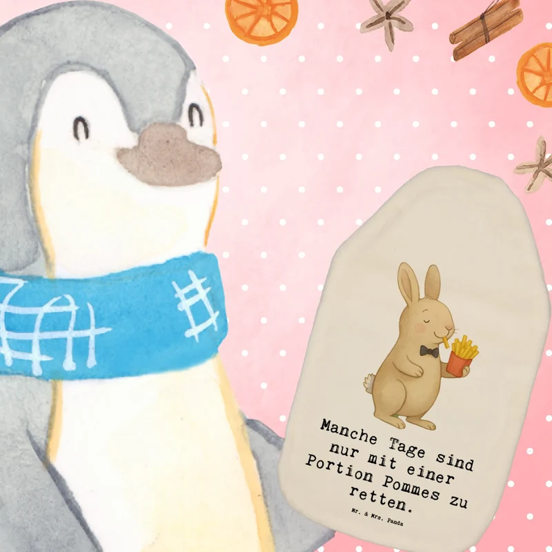 Wärmflasche Hase Pommes