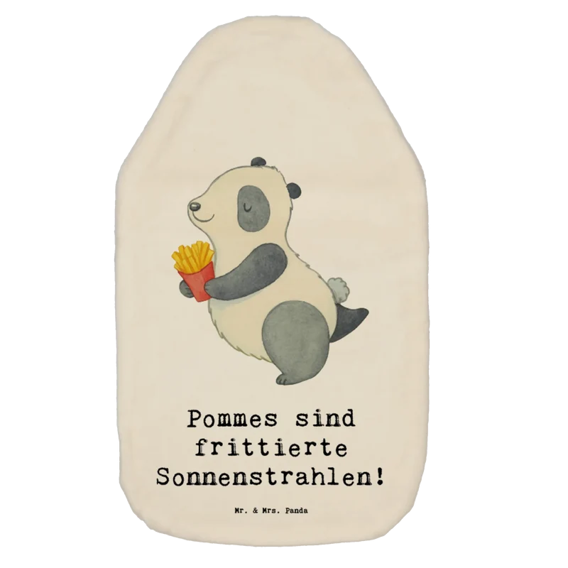 Wärmflasche Panda beflügelt Pommes