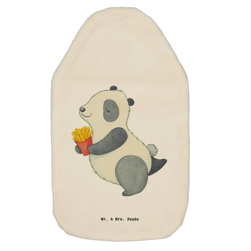 Wärmflasche Panda beflügelt Pommes