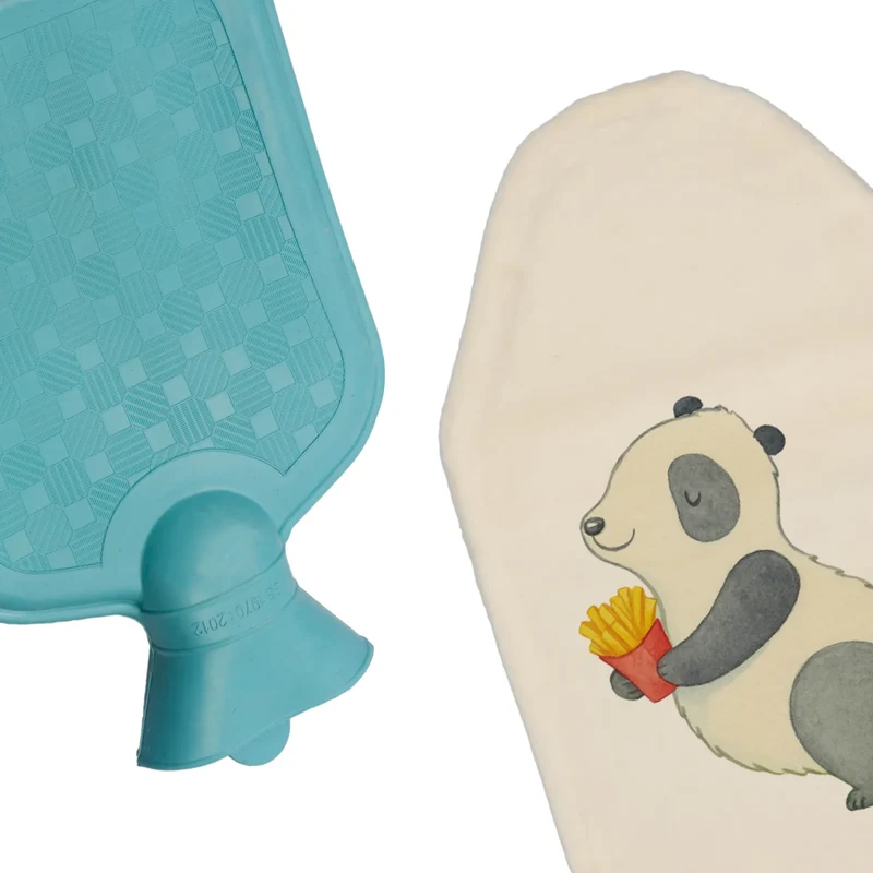 Wärmflasche Panda beflügelt Pommes