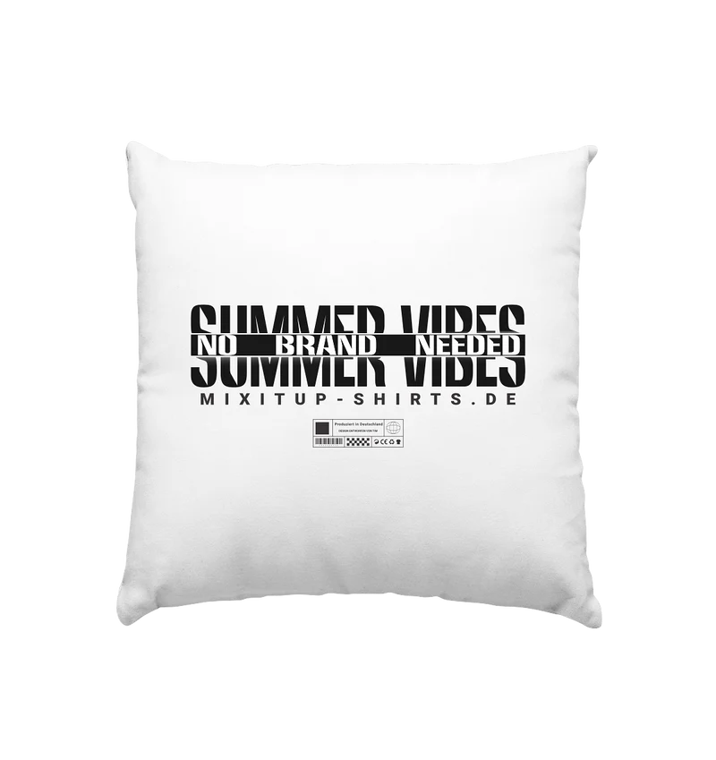 Sommer Shirts und Co - Summer Vibes - Kissen 40x40cm