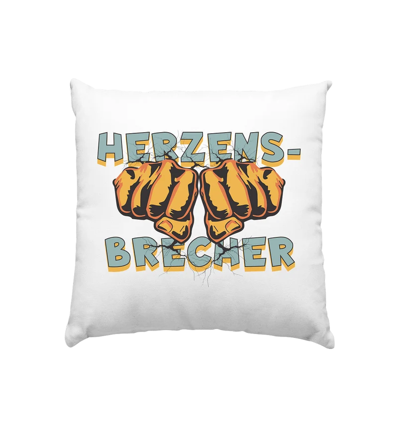 Herzensbrecher - Statement - Kissen 40x40cm