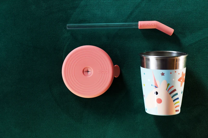 Family Bundle Helia – Black & Kids Straw Cup Unistar