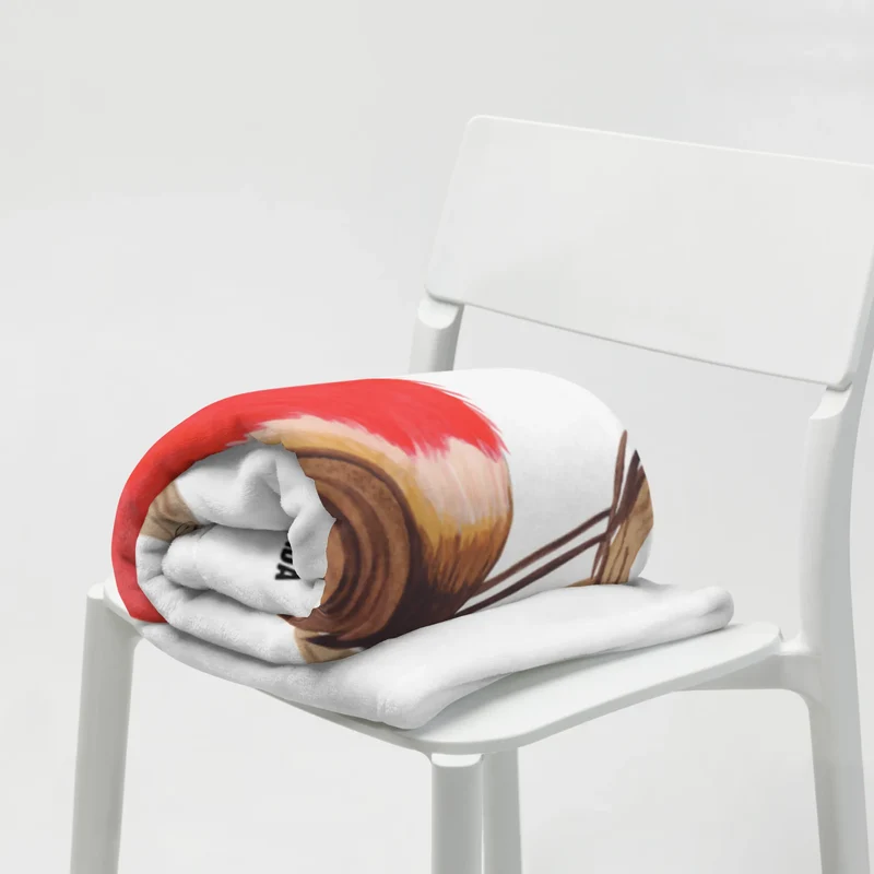 Babydecke Rotkehlchen Schlitten
