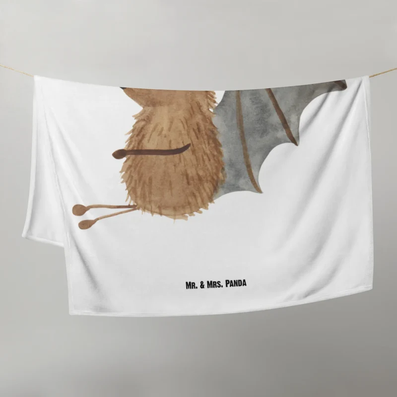 Babydecke Fledermaus Sitzen