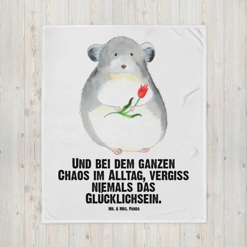 Babydecke Chinchilla Blume
