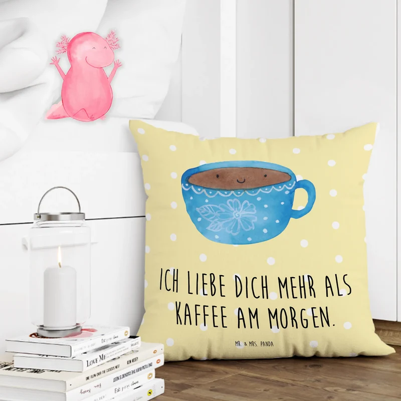 40x40 Kissen Kaffee Tasse