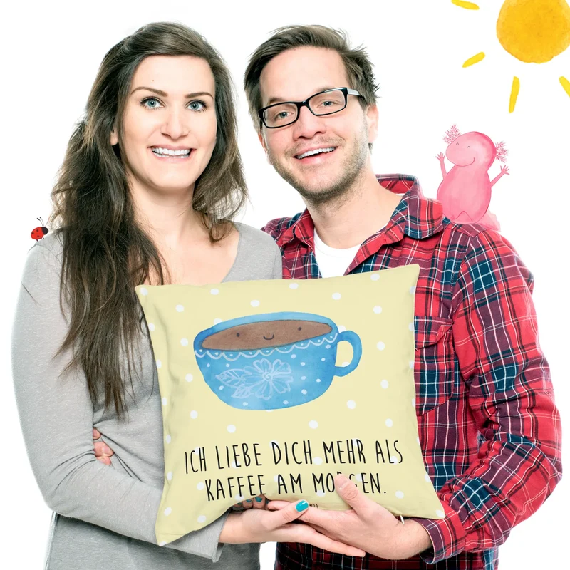 40x40 Kissen Kaffee Tasse