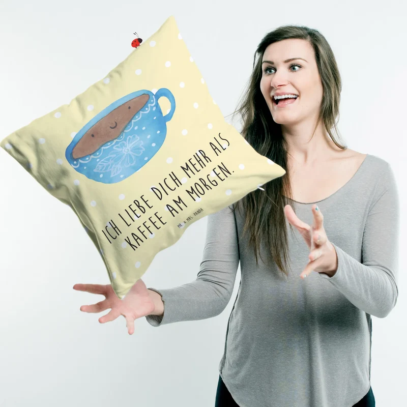40x40 Kissen Kaffee Tasse
