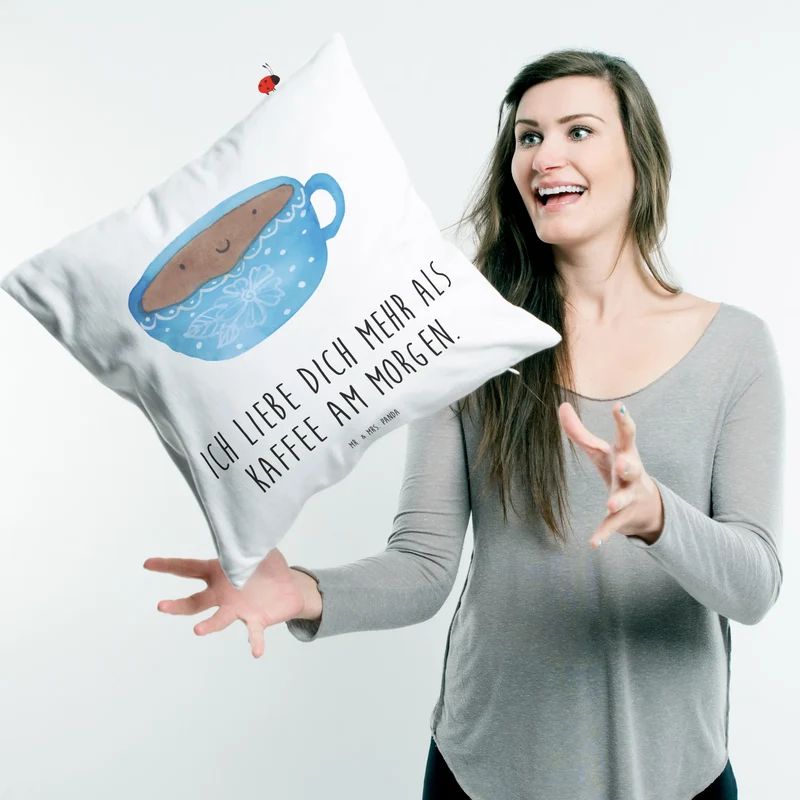 40x40 Kissen Kaffee Tasse