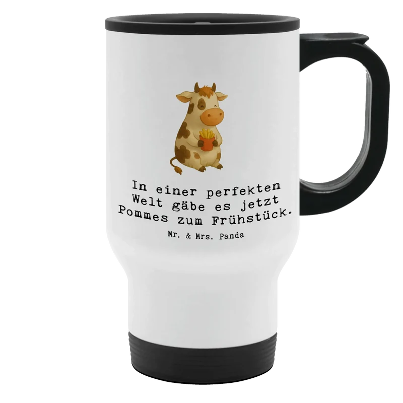 Thermobecher Kuh Pommes