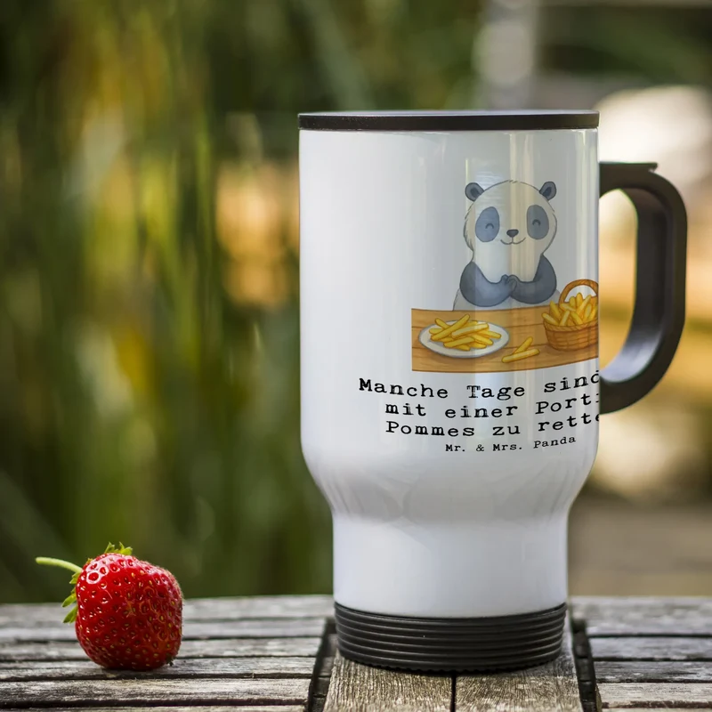 Thermobecher Panda Pommes Gebet