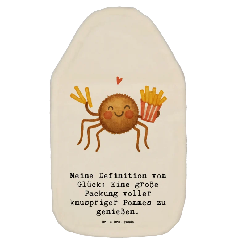 Wärmflasche Spinne Agathe Pommes
