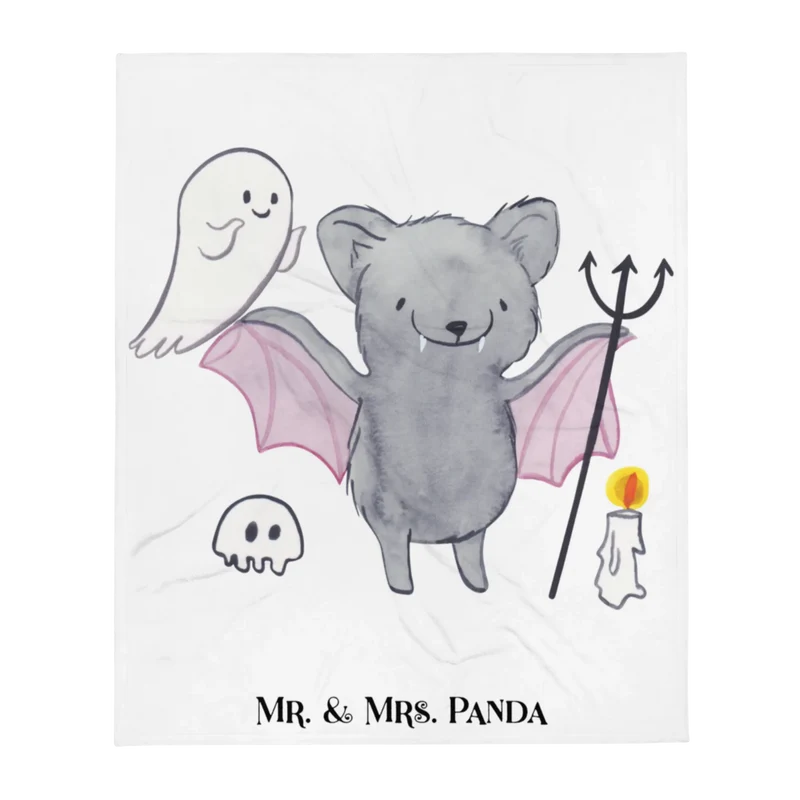 Kuscheldecke Fledermaus Dracula
