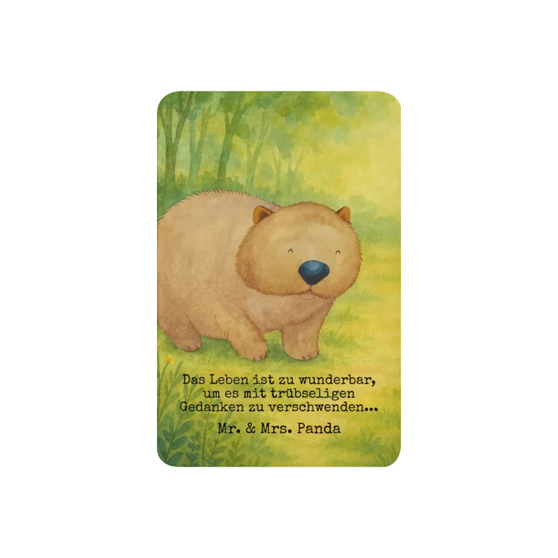 Sherpa Kuscheldecke Wombat Design