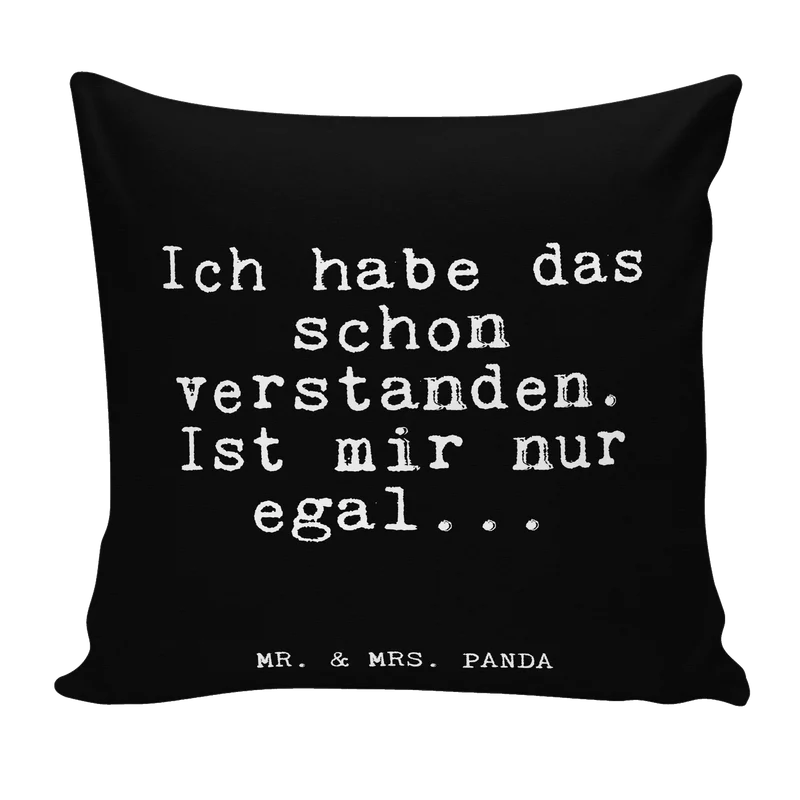 40x40 Kissen Ich habe das schon...