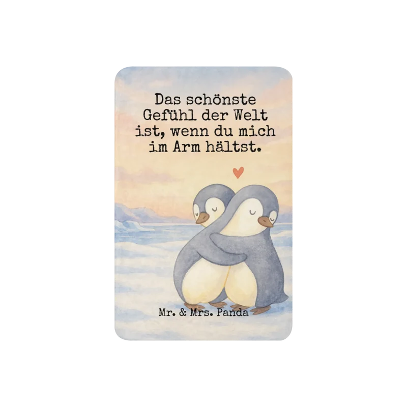Sherpa Kuscheldecke Pinguine Kuscheln Design