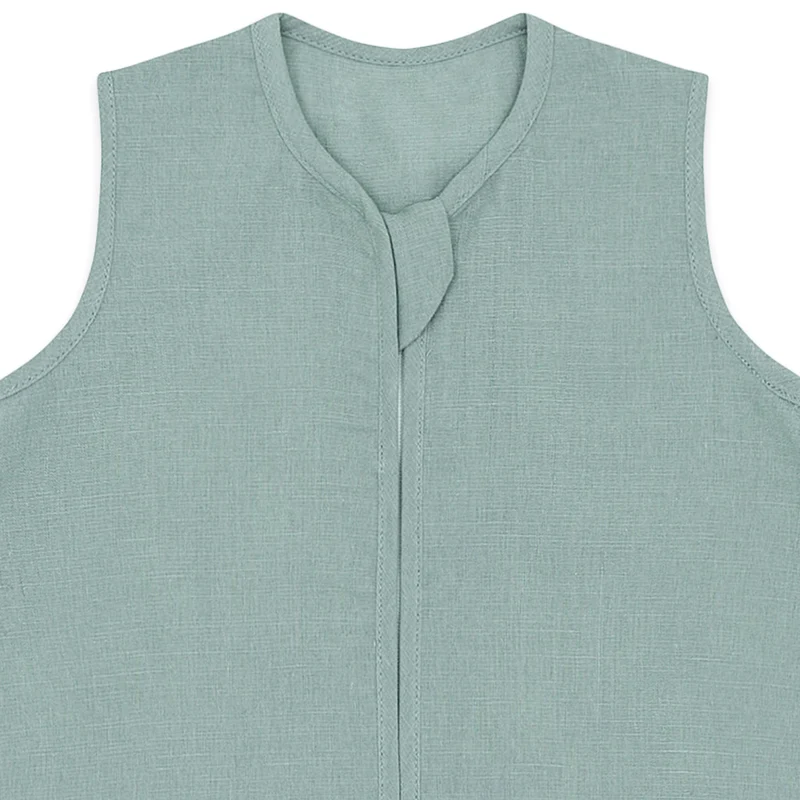 Leinen Schlafsack mit Füßen 0.5 TOG Essential Mint