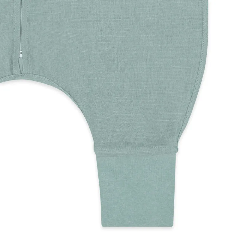 Leinen Schlafsack mit Füßen 0.5 TOG Essential Mint