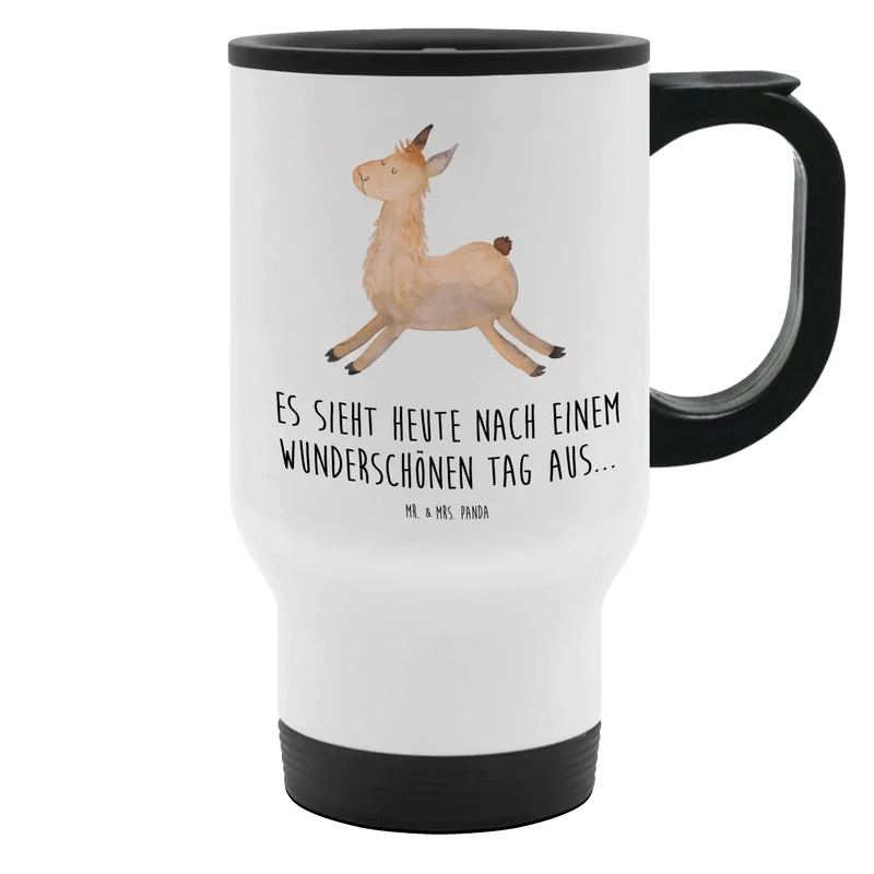 Thermobecher Lama Springen