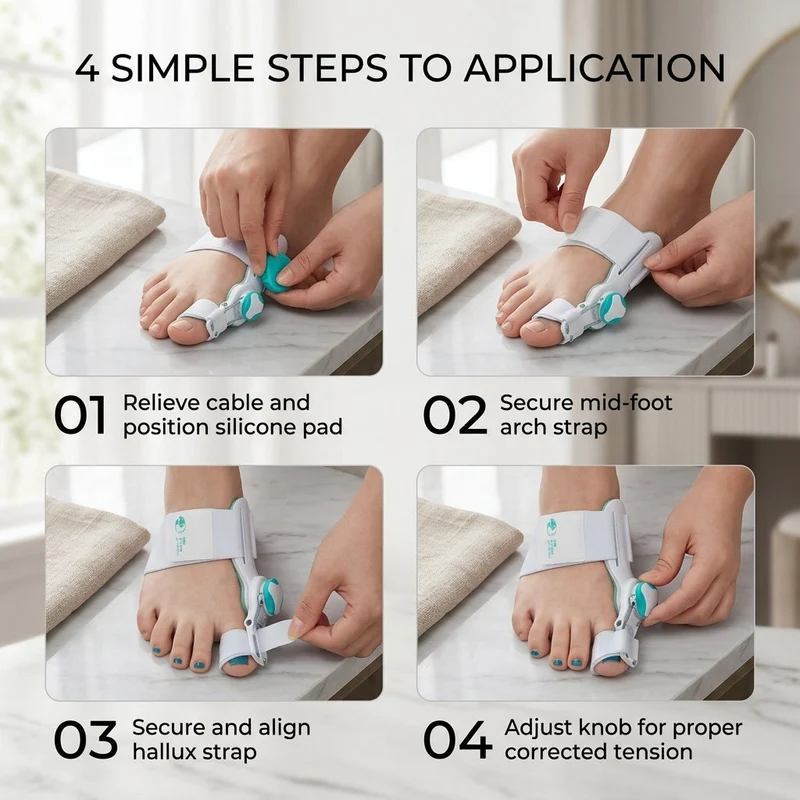 Adjustable Foot Care Big Toe Straightener