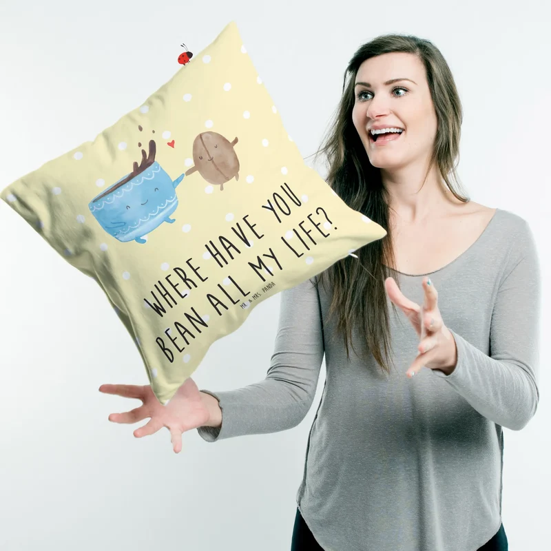 40x40 Kissen Kaffee Bohne