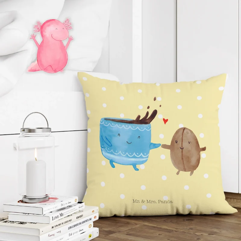 40x40 Kissen Kaffee Bohne