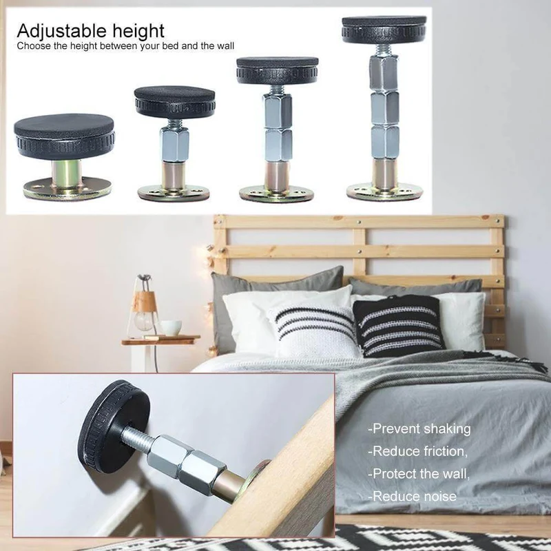 2pcs Adjustable Anti-Shake Bed Stabilizer