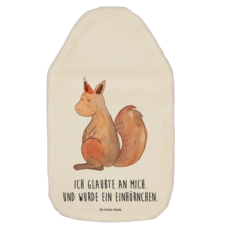 Wärmflasche Einhorn Glauben