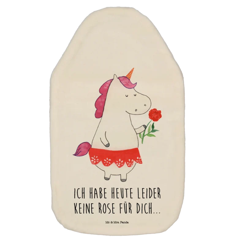 Wärmflasche Einhorn Dame