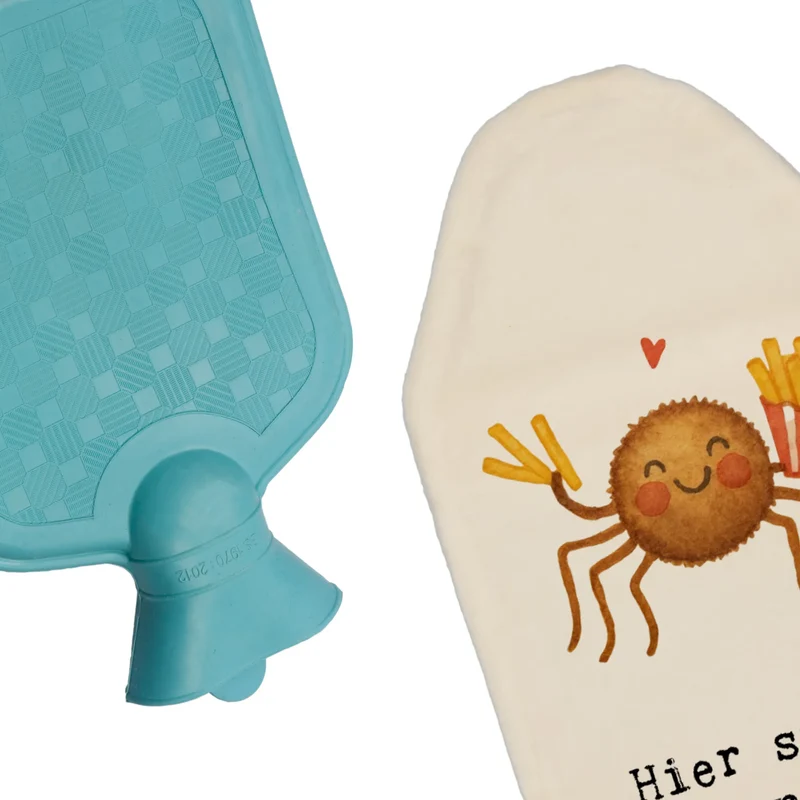 Personalisierte Wärmflasche Spinne Agathe Pommes
