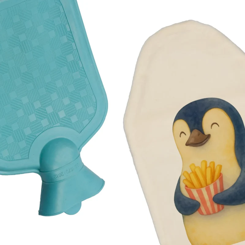 Wärmflasche Pinguin Frühling Pommes