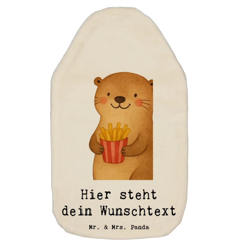 Personalisierte Wärmflasche Otter See Pommes