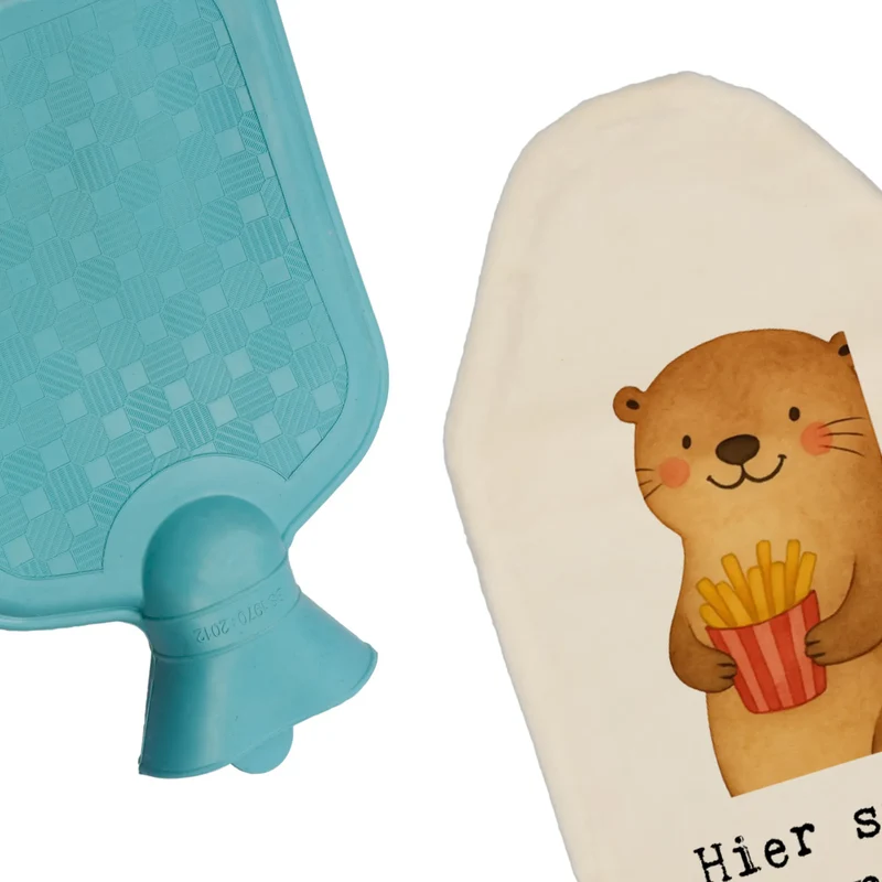 Personalisierte Wärmflasche Otter See Pommes