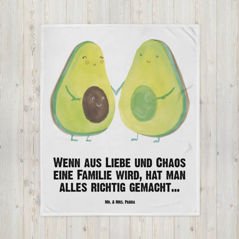 Babydecke Avocado Pärchen