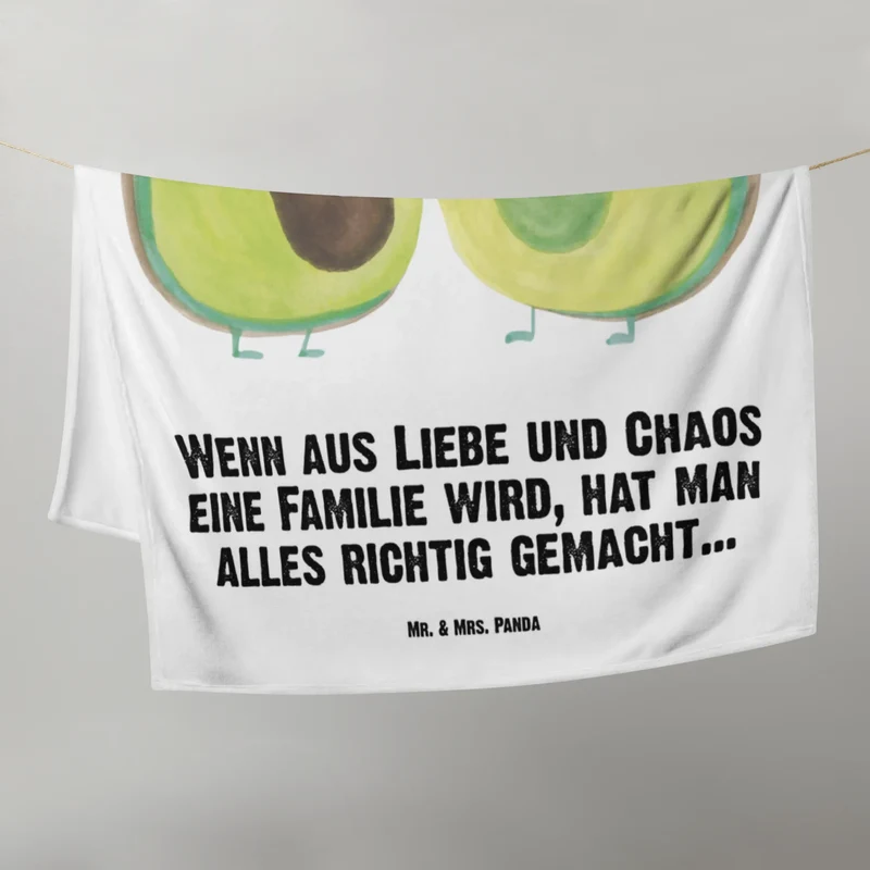 Babydecke Avocado Pärchen