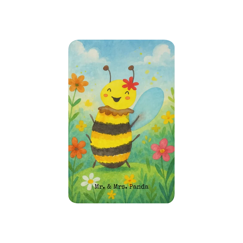 Sherpa Kuscheldecke Biene Happy Design