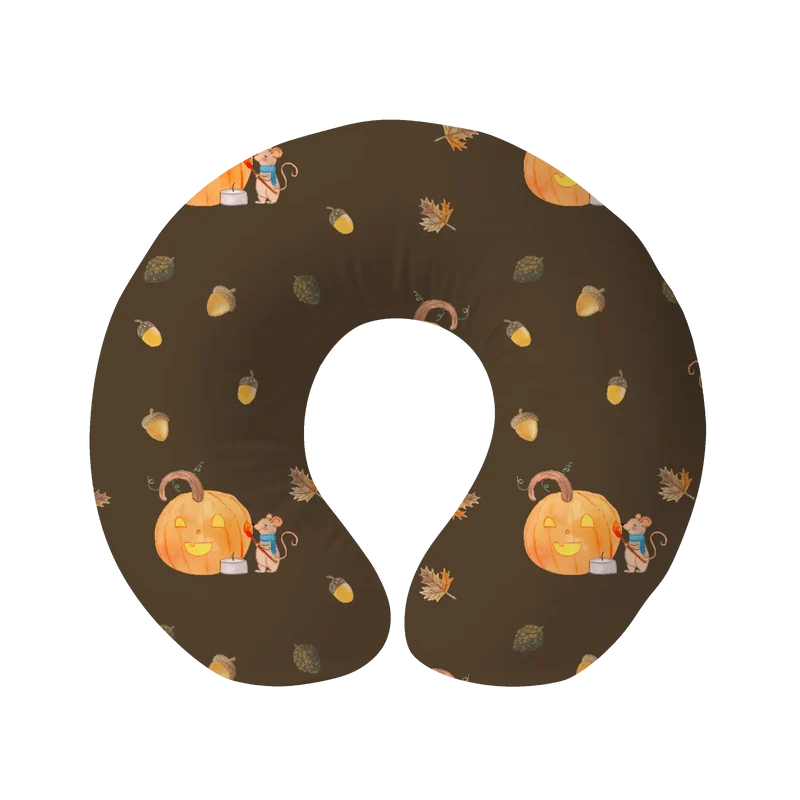Nackenkissen Kürbis Maus Muster