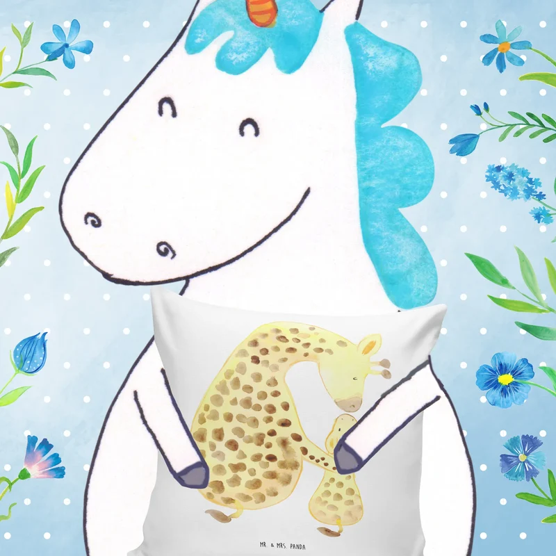 40x40 Kissen Giraffe Kind