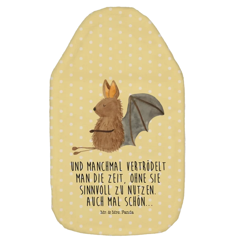Wärmflasche Fledermaus Sitzen